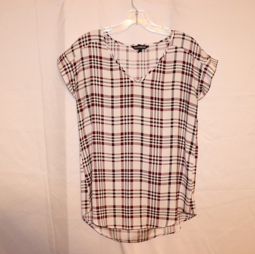 Express plaid blouse